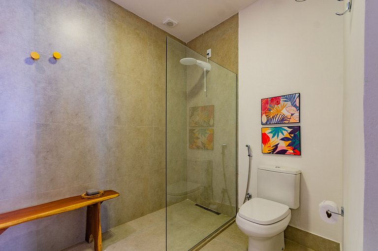 Studio em casarão de época 2 quartos até 6 hóspedes