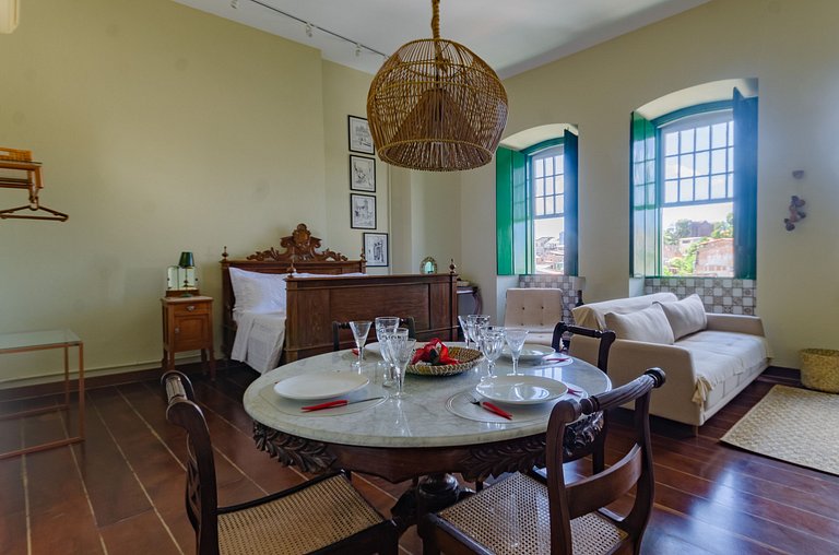 Experiência Cultural em Casarão de Época - Studio até 6 hósp