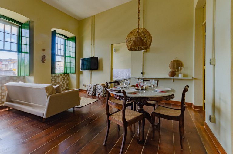 Experiência Cultural em Casarão de Época - Studio até 6 hósp